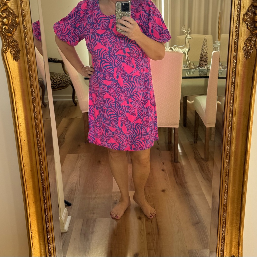 Lilly Pulitzer Pink and Blue Patterned dress